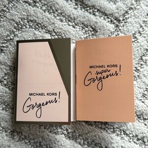 Lot of 2 Super Gorgeous, Gorgeous by Michael Kors (1.5ml each)